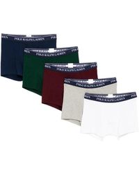 Polo Ralph Lauren - Logo-Waistband Briefs (Set Of Five) - Lyst