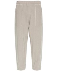Homme Plissé Issey Miyake - Herringbone Elasticated Trousers - Lyst