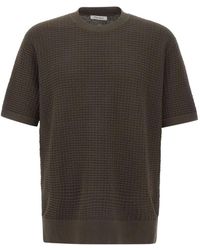 Kangra - Honeycomb-Stitch Short-Sleeved Top - Lyst