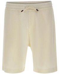 BOSS - Drawstring-Waist Shorts - Lyst