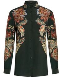 Etro - Camicia Con Stampa Paisley - Lyst