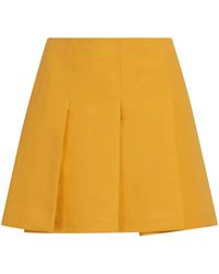Marni - Katoenen Mini-Plooirok - Lyst