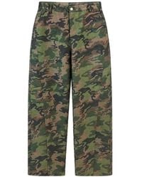 WEILI ZHENG - Camouflage-Print Balloon Trousers - Lyst