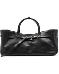 Marge Sherwood - Grandma Used Belt-Detail Leather Tote Bag - Lyst