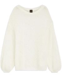 BOSS - C_Ferignon Balloon-Sleeve Sweater - Lyst