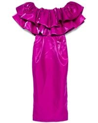 MITILIANE COUTURE - Ruffled Maxi Dress - Lyst