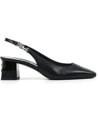 KARL LAGERFELD - Logo-Detail Slingback Pumps - Lyst
