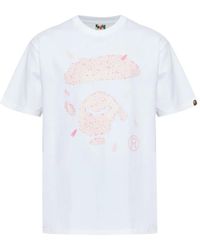 A Bathing Ape - Sakura T-Shirt - Lyst