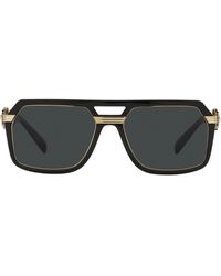 Versace - Vintage Icon Pilot Sunglasses - Lyst