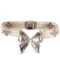 ShuShu/Tong - Armband Mit Schleife Und Kunstperlen - Lyst