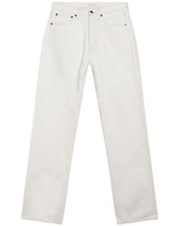 Prada - Old Denim Jeans Met Vijf Zakken - Lyst