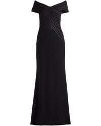 Tadashi Shoji - Vestido de fiesta con hombro descubierto - Lyst