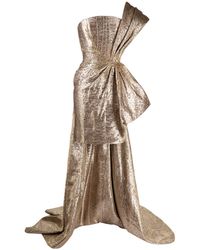 Saiid Kobeisy - Metallic-effect Brocade Mini Dress - Lyst
