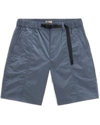 Woolrich - Pantalones Cortos Impermeables Con Cinturón - Lyst