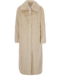 Semicouture - エコファー コート - Lyst
