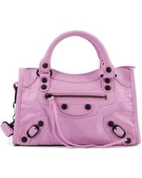 Balenciaga - Mini Le City Top-Handle Cross Body Bag - Lyst