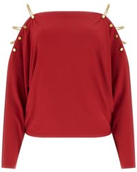 Guess - Chain-Link Cold-Shoulder Top - Lyst