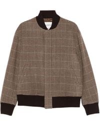 Eric Bompard - Bomberjacke Mit Karomuster - Lyst