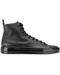 common projects black high tops