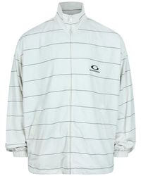 Balenciaga - Striped Zip-Up Jacket - Lyst