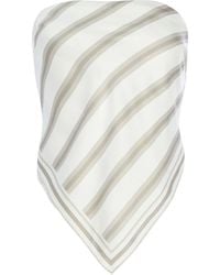 SER.O.YA - Hark Gestreepte Bandana-Top - Lyst