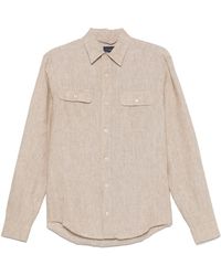 Paul & Shark - Linen Shirt - Lyst