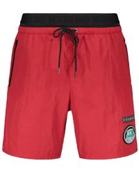 Iceberg - Logo-Patch Drawstring Swim Shorts - Lyst