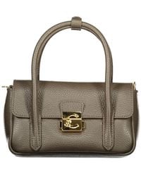Coccinelle - Mini C-Me Lock Grained-Leather Tote Bag - Lyst