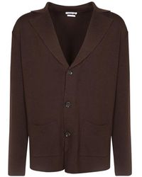 Daniele Fiesoli - Cardigan En Maille À Col À Revers Crantés - Lyst
