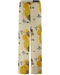 BERNADETTE - Pantaloni Elasticizzati Louis Con Stampa - Lyst