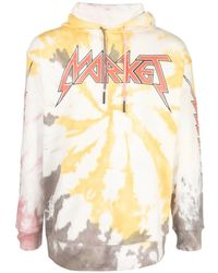 Market - Hoodie Met Tie-Dye Print - Lyst