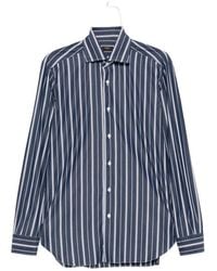Barba Napoli - Vertical-Stripe Shirt - Lyst