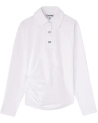 Ganni - Polo Shirt - Lyst