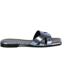 Giuliano Galiano - Leather Slides - Lyst