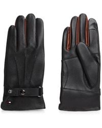 Tommy Hilfiger - Logo-Plaque Touch-Strap Gloves - Lyst