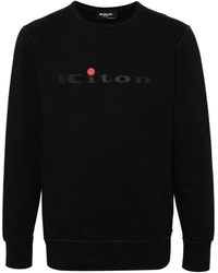 Kiton - Sweatshirt mit gummiertem Logo - Lyst