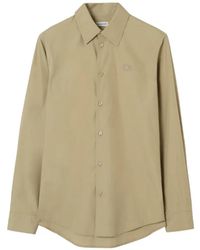 Burberry - Classic-Fit Katoenen Popeline Overhemd - Lyst