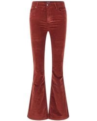 Lois - Corduroy Flared Trousers - Lyst