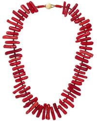 Roxanne Assoulin - Coral Branch Necklace - Lyst