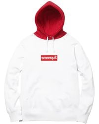 Supreme - X Comme Des Garçons Drawstring Hoodie - Lyst