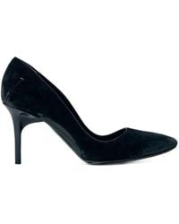 CAPASA MILANO - Round-Toe Suede Pumps - Lyst