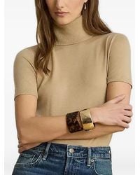 Ralph Lauren - Short-Sleeve Roll-Neck Sweater - Lyst
