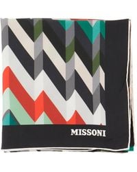 Missoni - Zigzag Silk Scarf - Lyst