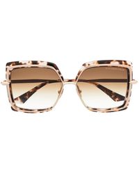 Dita Eyewear - Tortoiseshell Square-Frame Sunglasses - Lyst