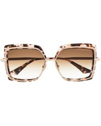 Dita Eyewear - Tortoiseshell Square-Frame Sunglasses - Lyst