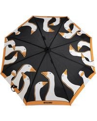 Moschino - Goose-Print Folding Umbrella - Lyst