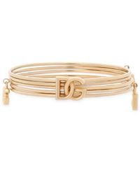 Dolce & Gabbana - Bracelet Dg À Breloques Logo - Lyst