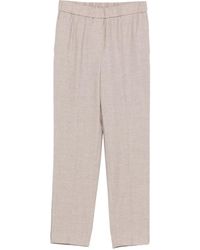 Peserico - Elastic-Waist Trousers - Lyst