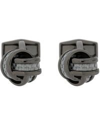 Tateossian Gemelli con nodo - Metallizzato