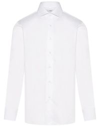 Barba Napoli - Spread-Collar Button-Down Shirt - Lyst